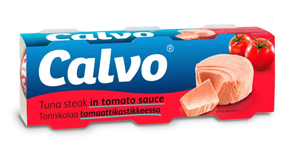 Calvo Tuna in Tomato Sauce 3-pack 240g